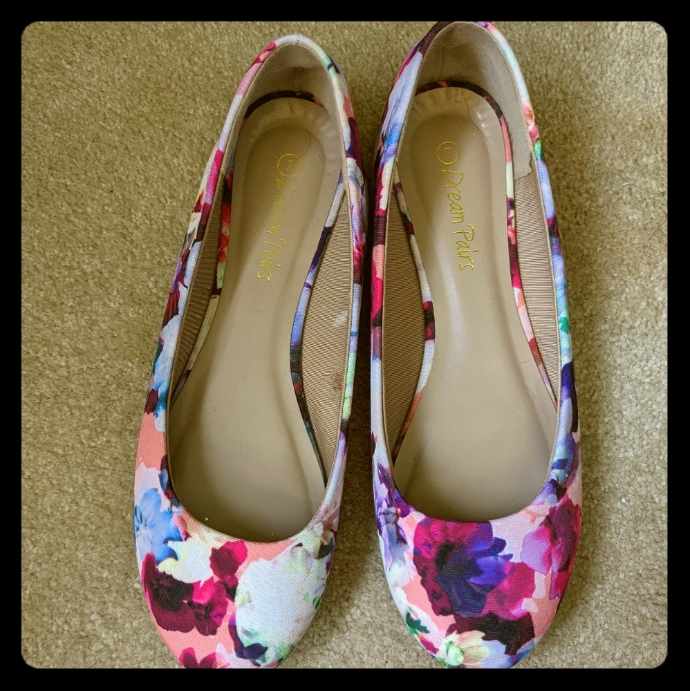 Floral flats